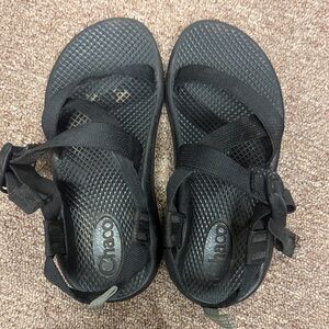 Chaco Kids Black Adjustable Strap Sandals